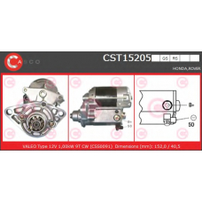 CST15205RS CASCO Стартер