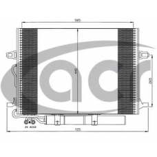 300559 ACR Конденсатор, кондиционер