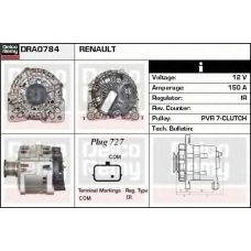 DRA0784 DELCO REMY Генератор