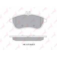 BD5318 LYNX Bd-5318 колодки тормозные передние mercedes-benz c180-350(w204) 07] / e200k-250d(w211/212) 06] / slk