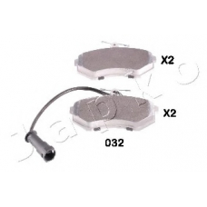 50032 JAPKO Комплект тормозных колодок, дисковый тормоз