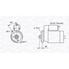 063521120380 MAGNETI MARELLI Стартер