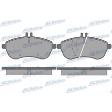 AC848881D AC Delco Комплект тормозных колодок, дисковый тормоз