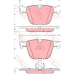 GDB1502 TRW Комплект тормозных колодок, дисковый тормоз