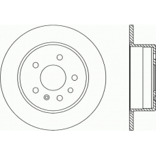 BDR1408.10 OPEN PARTS Тормозной диск