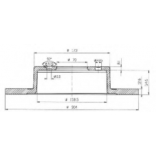 BDC4800 QUINTON HAZELL Тормозной диск