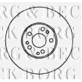 BBD5053 BORG & BECK Тормозной диск