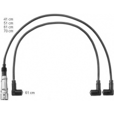 ZEF716 BERU Комплект проводов зажигания