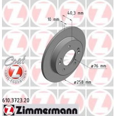 610.3723.20 ZIMMERMANN Тормозной диск