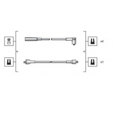 941318111030 MAGNETI MARELLI Комплект проводов зажигания