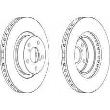 DDF679-1 FERODO Тормозной диск