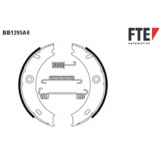 BB1295A6 FTE Комплект тормозных колодок, стояночная тормозная с