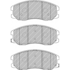 FSL1934 FERODO Комплект тормозных колодок, дисковый тормоз