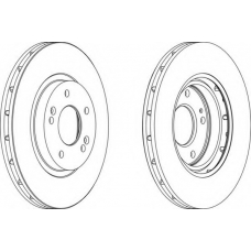 DDF1292-1 FERODO Тормозной диск