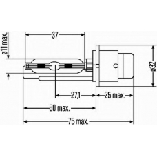 8GS 007 949-177 HELLA Лампа накаливания