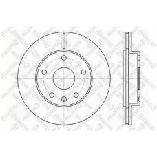 6020-5006V-SX STELLOX Тормозной диск