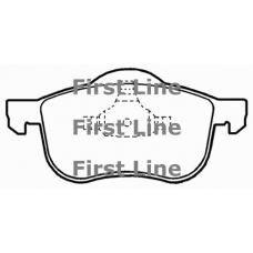FBP3324 FIRST LINE Комплект тормозных колодок, дисковый тормоз