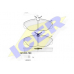 141053-700 ICER Комплект тормозных колодок, дисковый тормоз