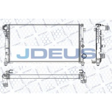 RA0111040 JDEUS Радиатор, охлаждение двигателя