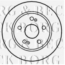 BBD4643 BORG & BECK Тормозной диск