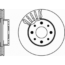 MDC358 MINTEX Тормозной диск