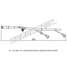 SU.185K TRUSTING Сигнализатор, износ тормозных колодок