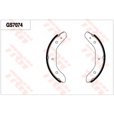 GS7074 TRW Комплект тормозных колодок