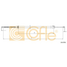 10.6761 COFLE Трос, стояночная тормозная система