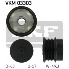 VKM 03303 SKF Механизм свободного хода генератора