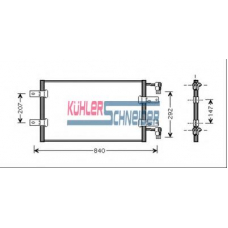 0920221 KUHLER SCHNEIDER Конденсатор, кондиционер