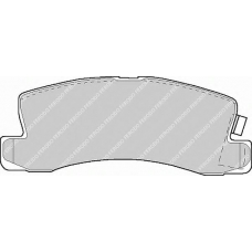 FDB478 FERODO Комплект тормозных колодок, дисковый тормоз FDB478 FERODO Комплект тормозных колодок, дисковый тормоз