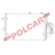 5556K83X POLCAR Skraplacze klimatyzacji