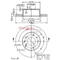 14537 E METZGER Тормозной диск