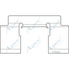 KIT577 APEC Комплектующие, тормозные колодки