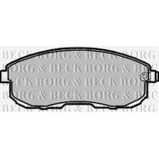 BBP2206 BORG & BECK Комплект тормозных колодок, дисковый тормоз