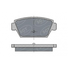 SP 192 SCT Комплект тормозных колодок, дисковый тормоз