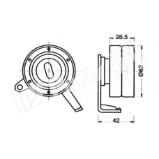 ITB-6256 IPS Parts Устройство для натяжения ремня, ремень грм