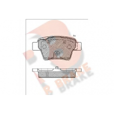 RB1765 R BRAKE Комплект тормозных колодок, дисковый тормоз