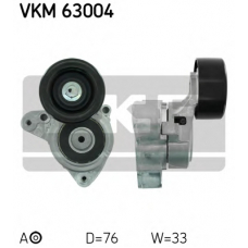 VKM 63004 SKF Натяжной ролик, поликлиновой  ремень