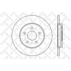 6020-2551-SX STELLOX Тормозной диск