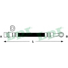 6T48141 LPR Тормозной шланг