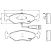 P 24 012 BREMBO Комплект тормозных колодок, дисковый тормоз