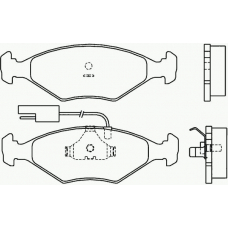 P 23 039 BREMBO Комплект тормозных колодок, дисковый тормоз