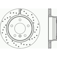 BDRS1755.25 OPEN PARTS Тормозной диск