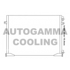 105549 AUTOGAMMA Конденсатор, кондиционер