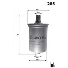 ELE3570 MECAFILTER Топливный фильтр