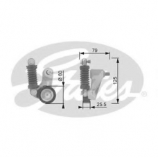 T38240 GATES Натяжной ролик, поликлиновой  ремень
