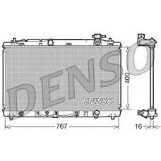 DRM50030 DENSO Радиатор, охлаждение двигателя