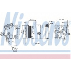 89062 NISSENS Компрессор, кондиционер