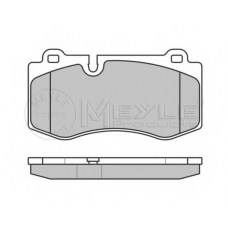 025 239 6018 MEYLE Комплект тормозных колодок, дисковый тормоз